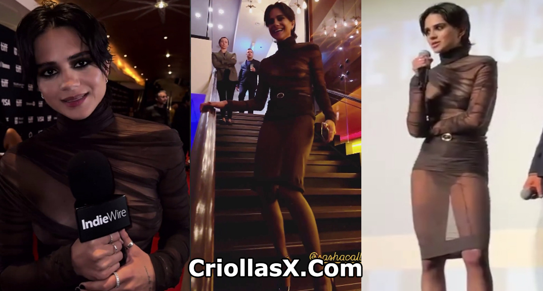 Famosa Sasha Calle muestra sus pechos - Famosos