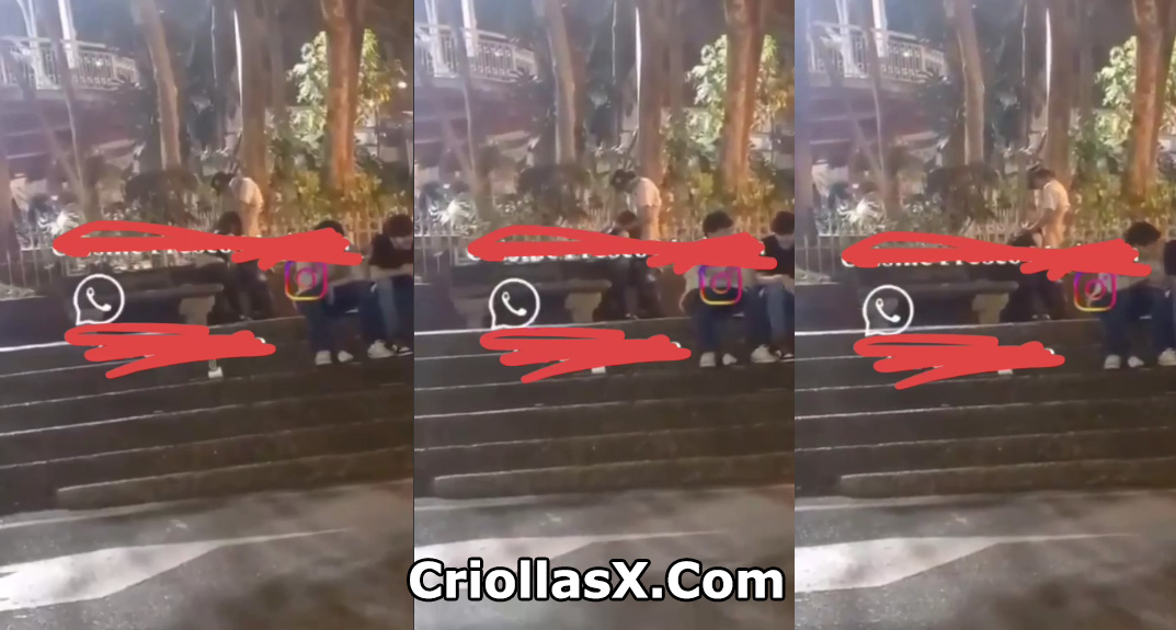 Pareja tiene sexo en público en un parque de Medellín